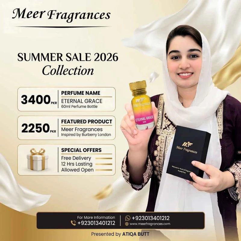 Eternal Grace Inspired by Burberry London Female Perfume Meer Fragrances 60ML